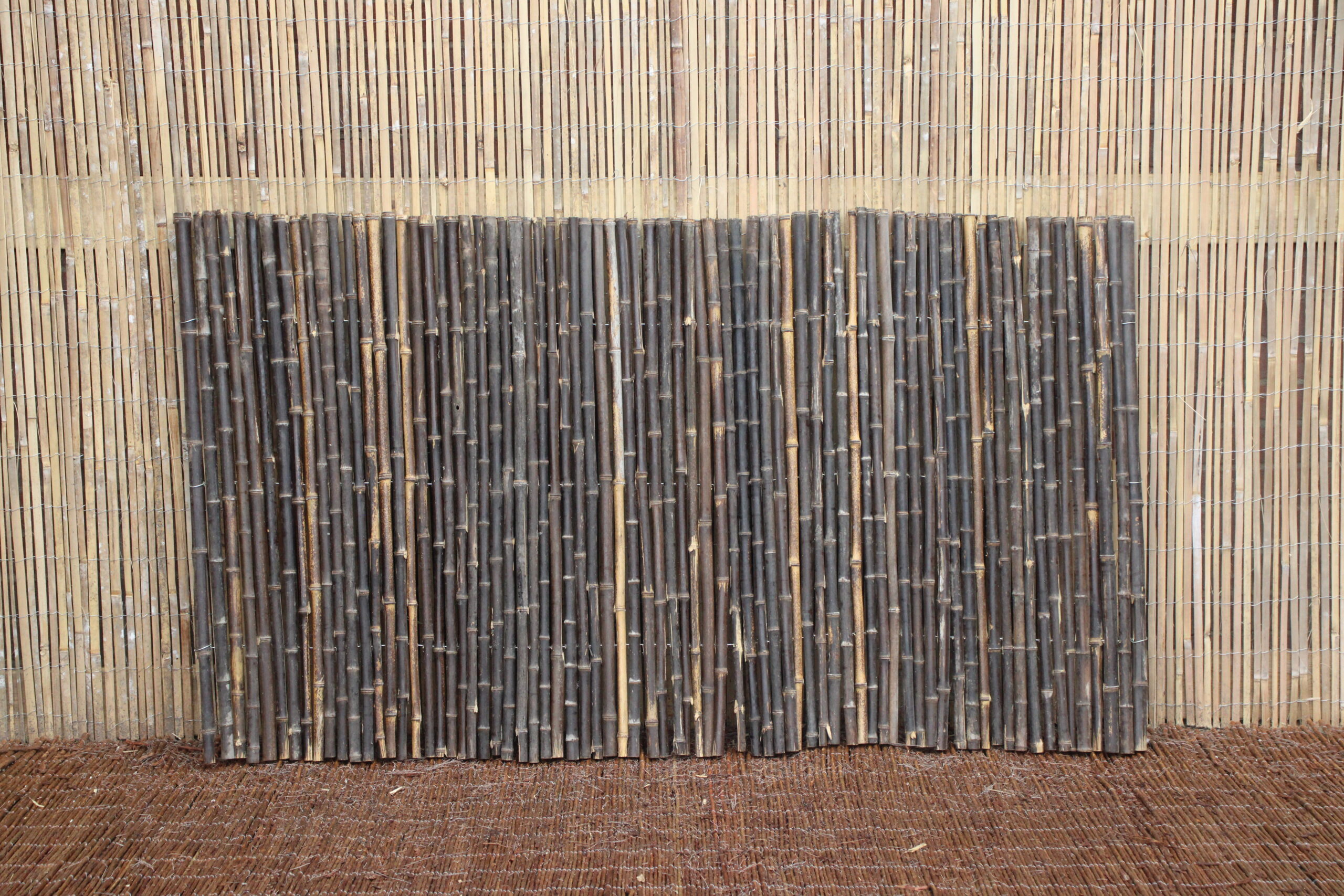 Bamboemat Zwart 100X180