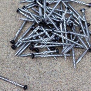 Gevelschroef rvs zwarte kop dikte 4,0 mm100 stuks