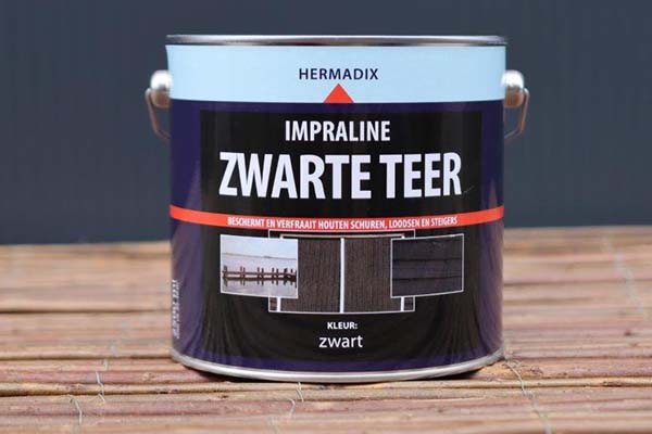 Impraline zwarte teer 2,5 liter