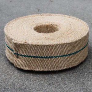 Jute boomband 25 meter 5 cm breed