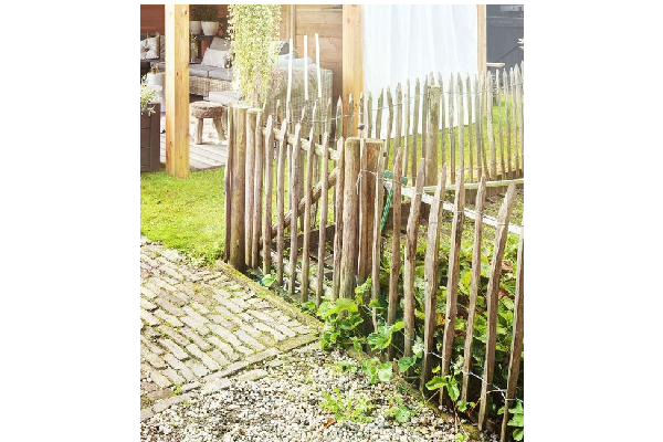 Kastanje Schapenhek Latafstand 4-5 - Afbeelding 2