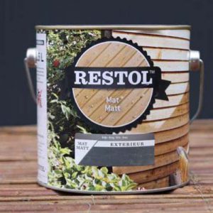 Restol olie matzwart